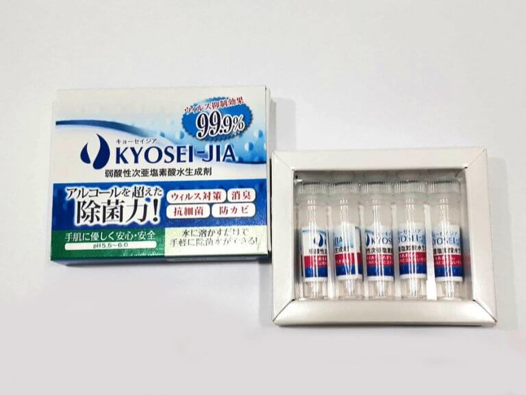 Kyosei-JIA-Weakly-acidic-hypochlorous-acid-water-generator_inner package